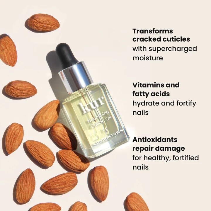 LONDONTOWN kur Nourishing Cuticle Oil - Fast-Absorbing Nail Repair Treatment