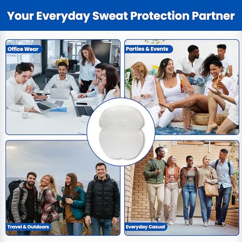 Disposable Underarm Sweat Pads for Men & Women - All-Day Protection