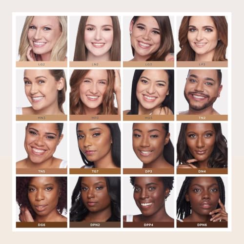 PÜR MINERALS 4-in-1 Sculpting Concealer Buff - Medium to Full Coverage, Hydrating, Brightening & Correcting for Dark Circles