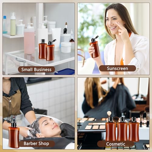 Domensi 50 Pcs 3.4 oz Travel Bottles Bulk Plastic Squeeze Empty Lotion Bottles with Flip Cap Small Portable Travel Leak Proof Refillable Cosmetic Container for Toiletries Liquid Shampoo