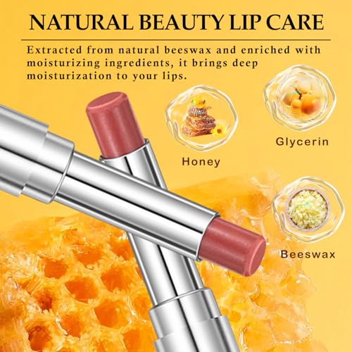Honeynoir Pink Honey Lipstick - Nourishing & Moisturizing Balm