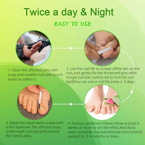 NoxyRal Extra Strength Toenail Fungus Treatment Brush-On with Botanical Oils, 1 fl oz