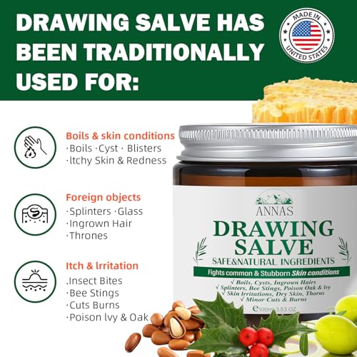 Maximum Strength Drawing Salve for Ingrown Hair and Skin Irritations