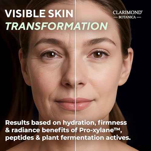 Clarimond Anti-Wrinkle Face Cream w/Soluble Enzymes, Pro-Xylane¢â & Peptides ? Hydrating, Brightening, Firming Wrinkle Reduction, Skin Tightening, Plumping & Radiance Moisturizer Collagen Skincare 50g