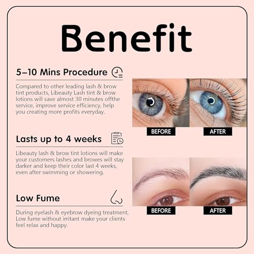 Libeauty Eyelash & Eyebrow Black Color Kit – Lash Tint