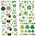St Patrick's Day Temporary Tattoos 4 Sheets Shamrock