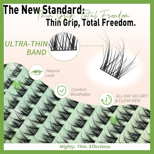 Spider Lash Clusters Kit 8-14mm C Curl Wispy Extensions 154pcs
