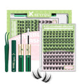 KEYYOU Bunny Lash Clusters Kit - DIY Individual Eyelashes