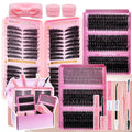 RITALASH Lash Clusters Kit 3D False Eyelashes with Bond, Seal & Remover