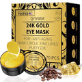 Qyiywim 7.1oz Gold Under Eye Patches for Dark Circles & Puffiness - Luxurious 24K Eye Masks for Men & Women