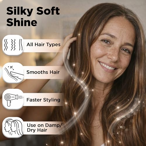 HerStyler Argan Oil Hair Serum for Frizz Control & Shine