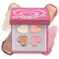 Color Nymph SPARKLE LOVE Palettes - Face & Cheek Makeup Palette?Blush, Bronzer & Highlighter Make Up for Teens Girls Tweens with Gentle & Silky-smooth Formula, Vegan & Talc-free (Pink)