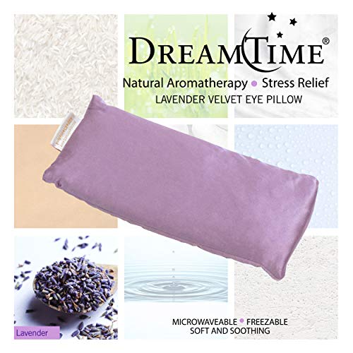 DreamTime Lavender Eye Pillow for Sleep & Headache Relief