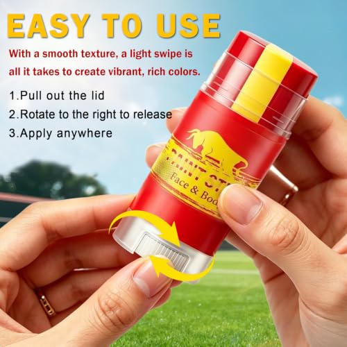 Sports Eye Black Paint Stick | Sweatproof Face Paint for Game Day