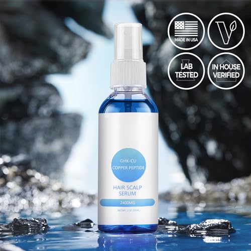 GHK-Cu Peptide Hair Growth Serum - 2400mg Copper