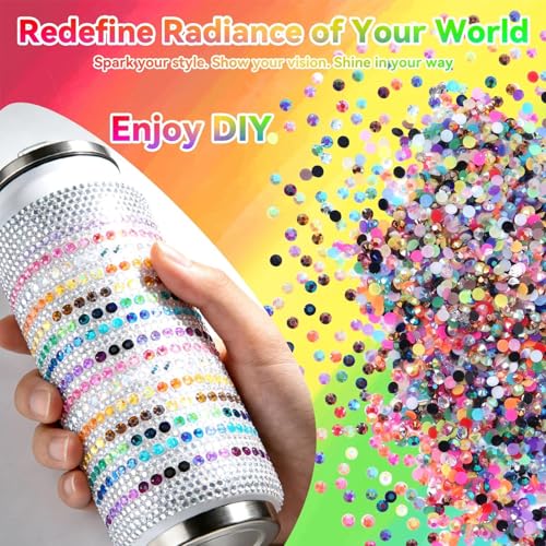 32000Pcs Rhinestones Bedazzling Kit with Tools & 3mm Gems