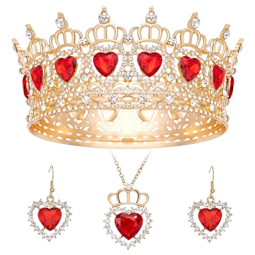 Queen Crown Tiara with Rhinestones for Women