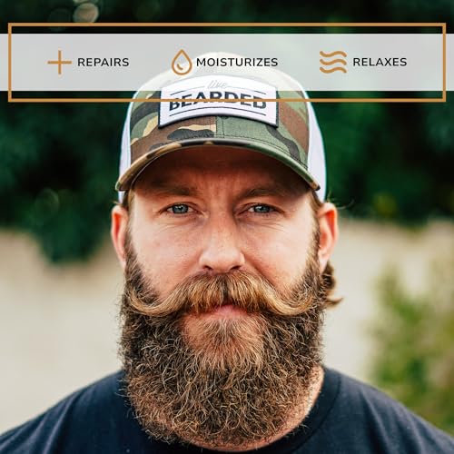 Live Bearded Beard Oil and Butter Grooming Kit - Made in the USA - All-Natural Ingredients with Shea, Argan, Jojoba - Growth Support | Executive Scent - Cedar, Vanilla