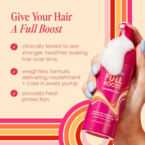 Grande Volumizing Hair Foam for Instant Body & Fuller Hair
