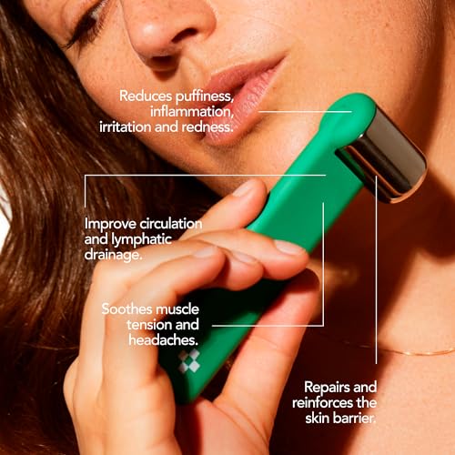 Dor? - Le Gla?on Facial Ice Roller for Puffiness, Wrinkles & Redness | Face Roller for Women & Men | Skin Care Tools for Lymphatic Drainage & Tightening | Gua Sha Ice Roller Alternative for Self-Care