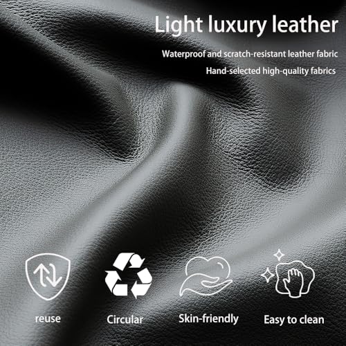 Leather Massage Table Cover Protector,Washable & Stain-Resistant for Tattoo/Spa/Massage/lash Bed Cover,Waterproof Vinyl Massage Table Cover(68-76" x29-35)