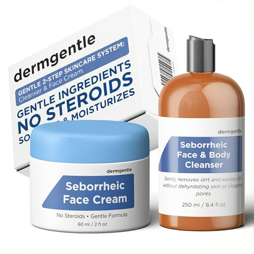 Face Cream & Cleanser Kit for Sentitive Skin, Strengthens Barrier, Fast-Absorbing Hydration, Suitable for Dry, Normal & Sensitive Skin - No Steroids, Gentle Ingredients