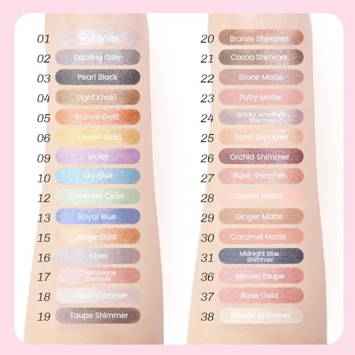 Evpct Pearl White Shimmer Cream Eyeshadow Stick - Waterproof, Long-Lasting, Buildable Eye Makeup
