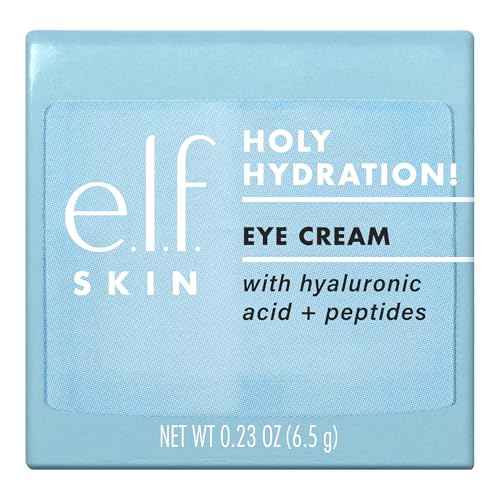 e.l.f. SKIN Holy Hydration! Eye Cream Mini, Rich Hydrating Eye Cream For Minimizing Dark Circles, Infused With Hyaluronic Acid, Vegan & Cruelty-free