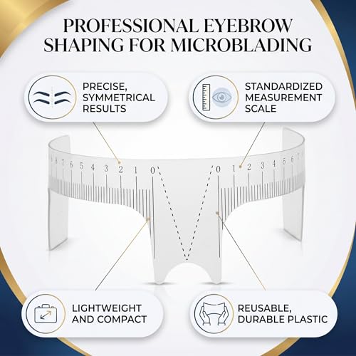 Professional Microblading Eyebrow Ruler Measuring Tool