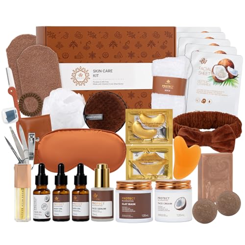32 Piece Coconut Skincare Spa Gift Set for Women