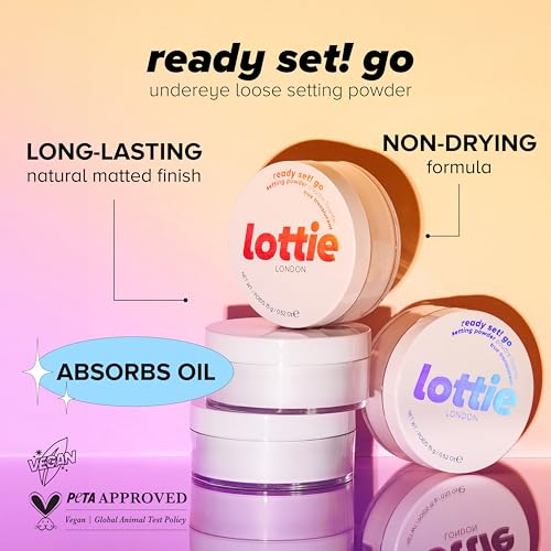 Lottie London Setting Powder | Brightening Pink Hyaluronic Acid
