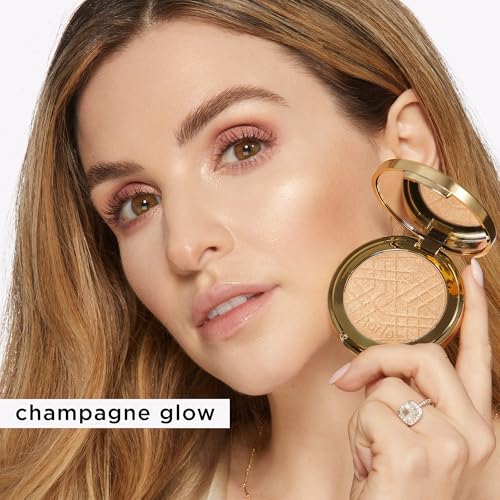 tarte Amazonian clay shimmering light ? Pressed Highlighter with Buildable Radiant Glow for a Natural Lightweight Luminous Finish, Vegan & Cruelty Free