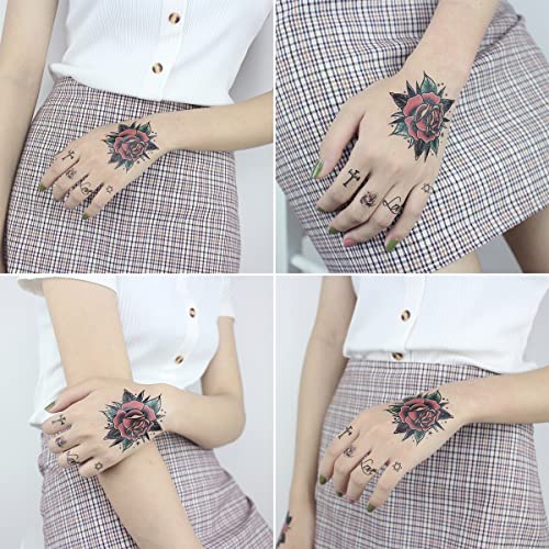 Temporary Tattoo Stickers - 9 Sheets Waterproof Designs
