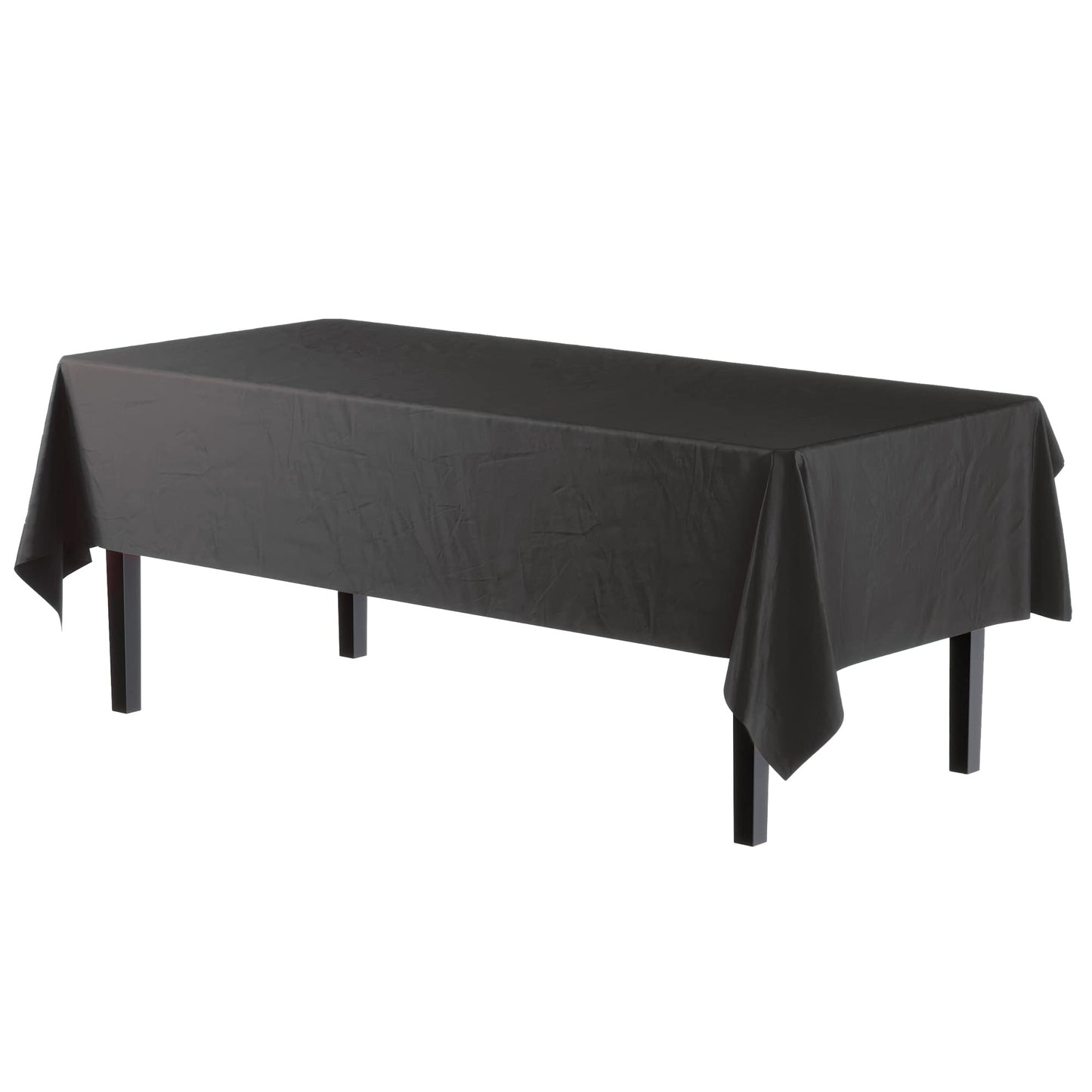 Premium Black table cover 54" x 108" (Pack of 12)