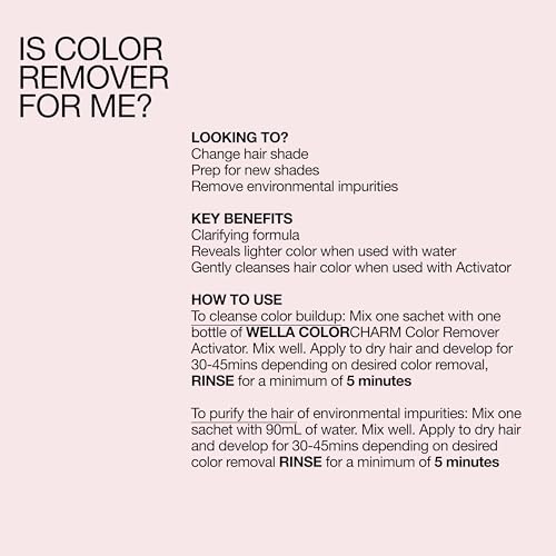 WELLA COLORCHARM Color Remover & Pre-Color Treatment System