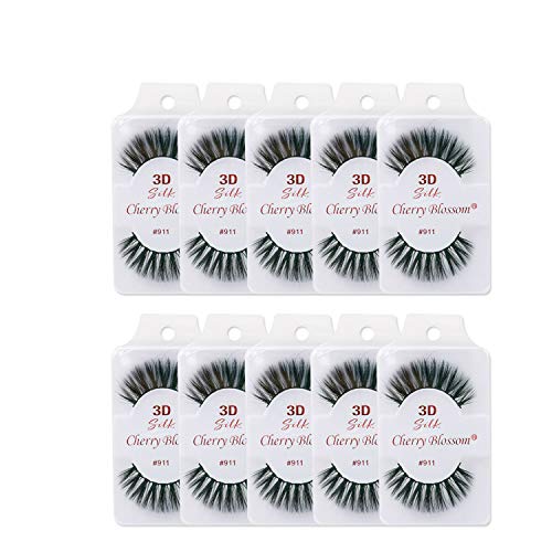 Cherry Blossom 3D Silk Eyelashes Style #911 - Ultra-Voluminous