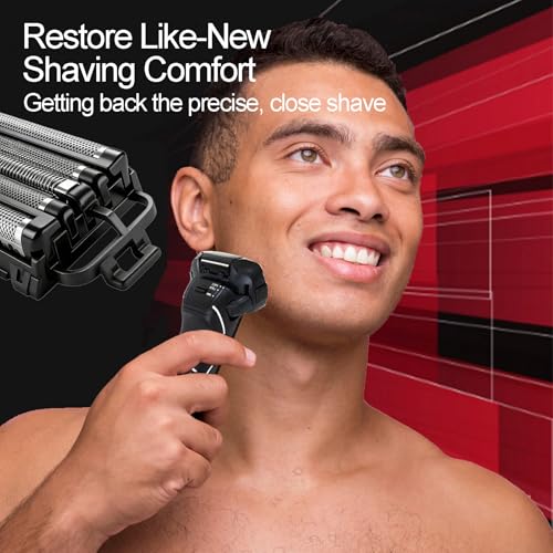 Arc 5 Blades Replacement Heads with Outer Foil and Inner Blade, WES9032 Shaver Replacement Heads for Arc 5 ES-LV97 ES-LV95 ES-LV65 ES-LV67 Electric Shaver.