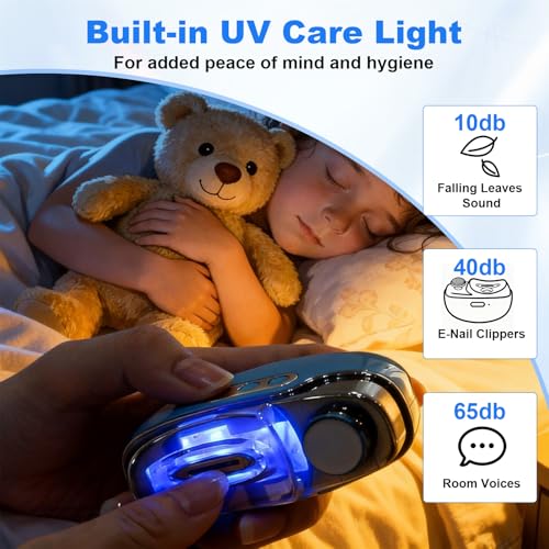 Electric Nail Clipper with LED Light & 3 Speed Settings