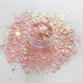 Pink Chunky Glitter Sequins 15g - Nail Art & Face Makeup
