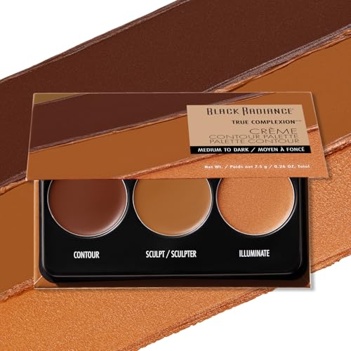 Black Radiance Creme Contour Palette Medium to Dark