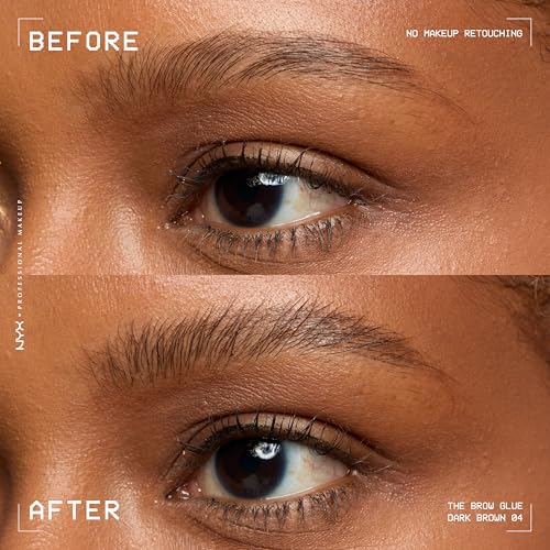 NYX The Brow Glue Tinted Eyebrow Gel - Dark Brown