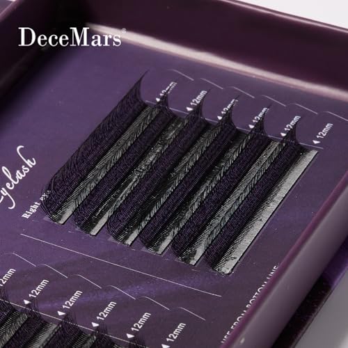 DeceMars 5D Layered Eyelash Extensions 13mm C Curl 0.07mm