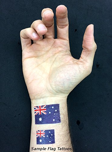 Scotland Flag Temporary Tattoos - 40 Pack Party Favors