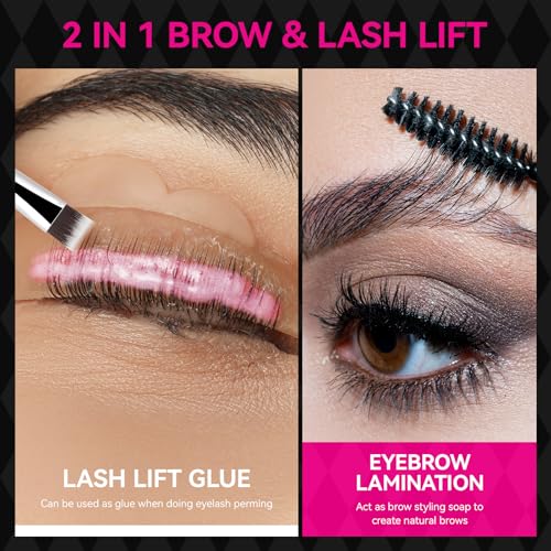 Lash Lift Glue Balm Kit with Pads & Brush