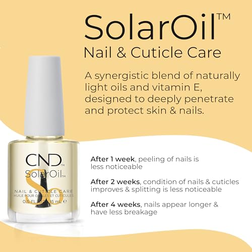 CND The Cuticle Couple SolarOil & Cuticle Eraser Set - 0.5 oz Each