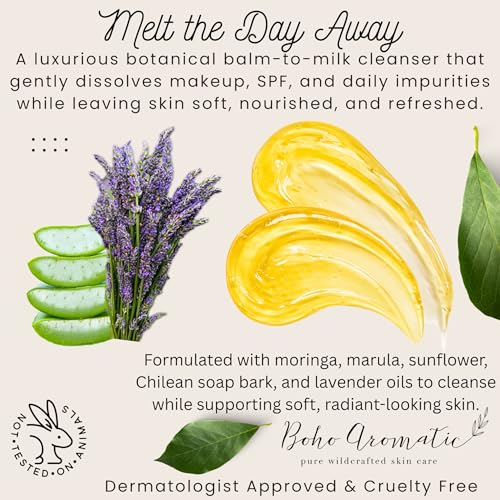 Lavender Melt Cleansing Balm | Balm-to-Milk Makeup Remover