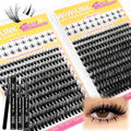 WiWiLINK A-40D+70D Lash Kit Wispy Cluster Extensions with Bottom Lashes 10-18mm