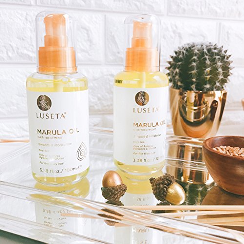 Luseta Marula Oil Hair Serum for Fine Dry Hair 3.38oz