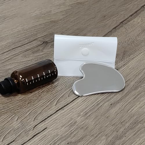 Stainless Steel Gua Sha Facial Massage Tool - Face & Body