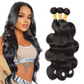 #1B Body Wave Human Hair Bundles 30 Inch 3 Pack